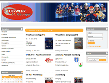 Tablet Screenshot of feuerwehr-st-georgen.de